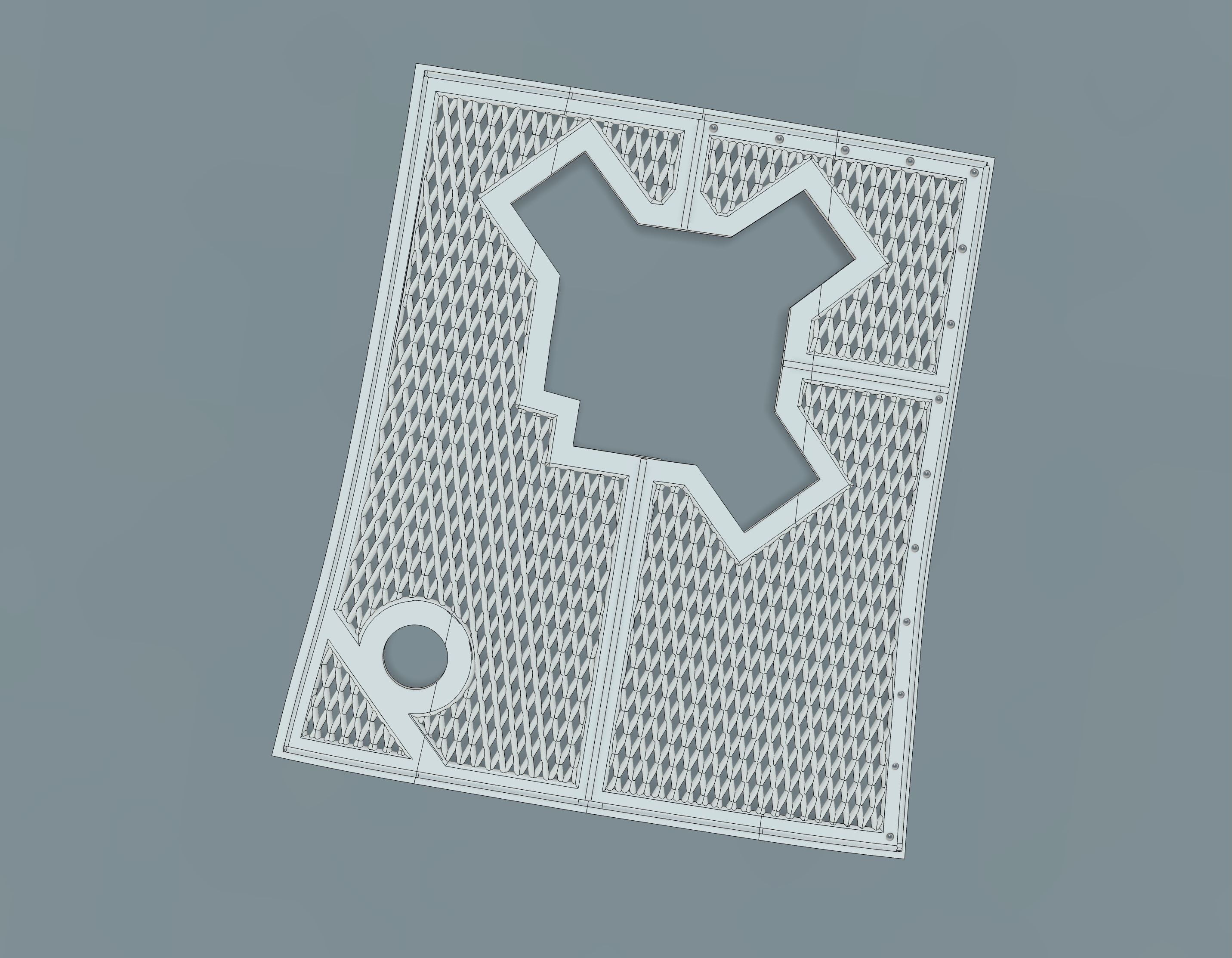 Mk.3 roof cooling grille detail