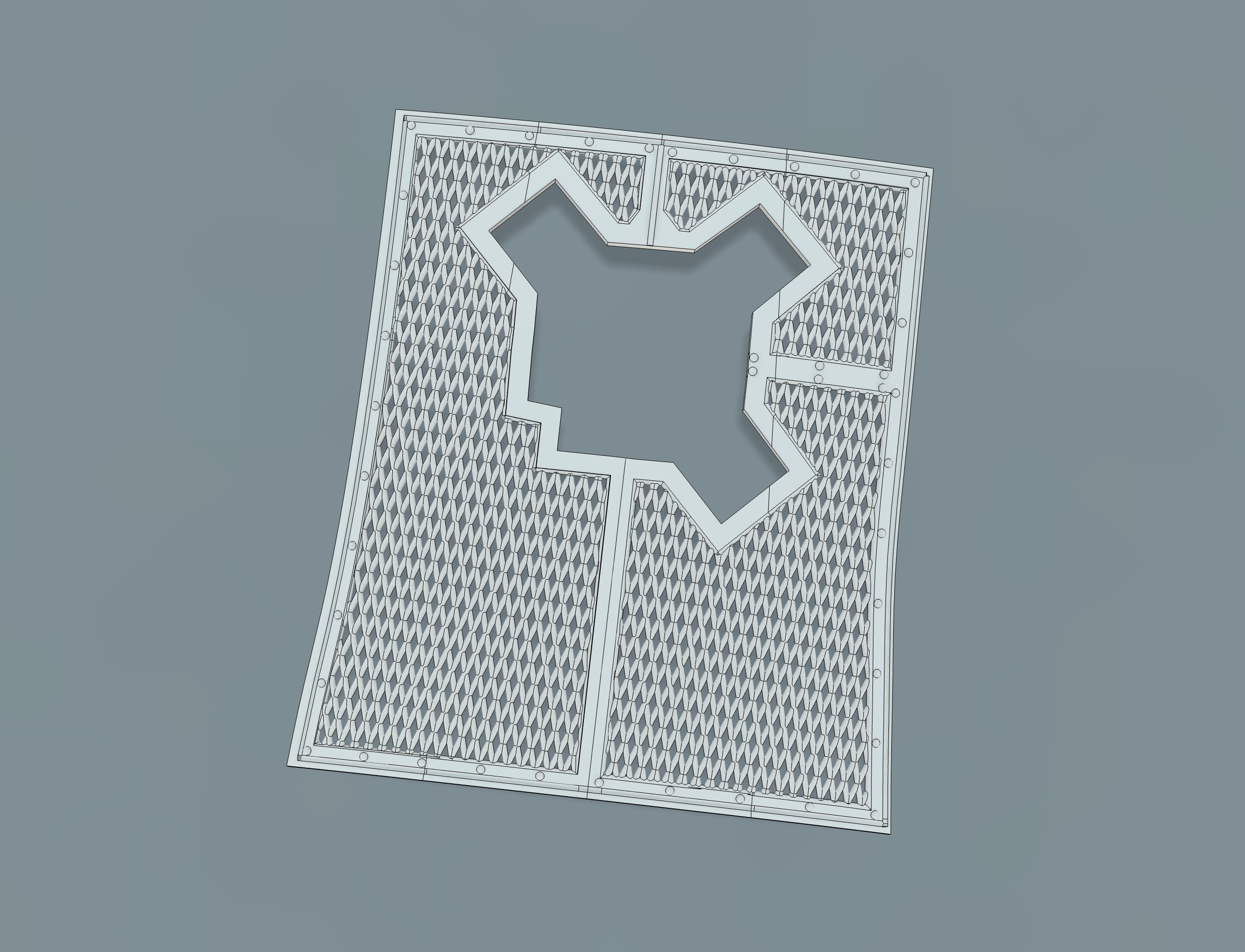 Mk.2 and Mk.5 roof cooling grille detail