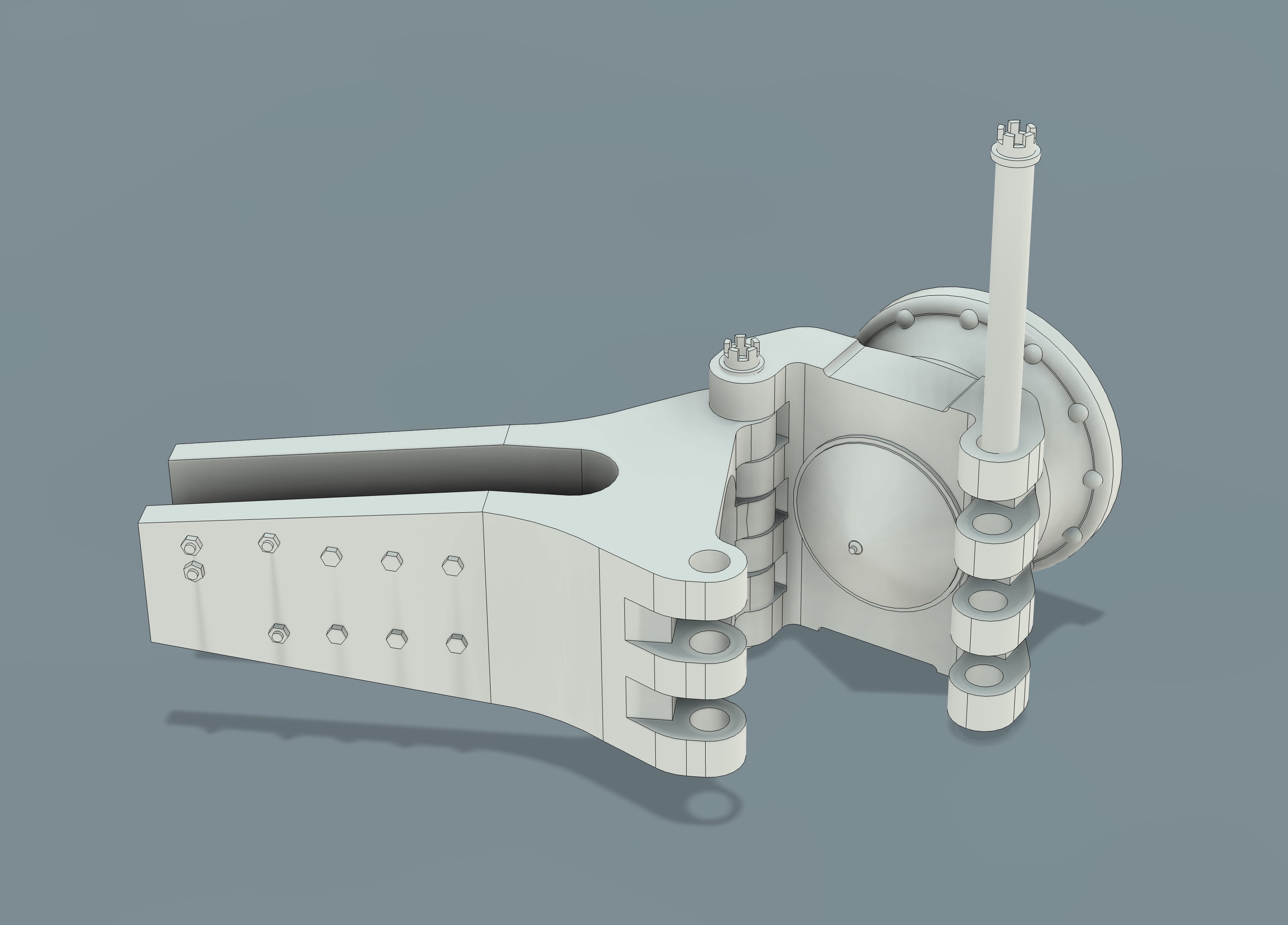 Articulated folding blade joints fitted to rotor hub