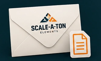 Order confirmation envelope and document